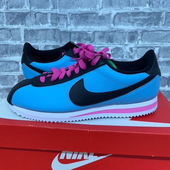 Nike Cortez Basic Leather South Beach 2018 BV2527-400 Mens Size 8 New Rare - Picture 1 of 8
